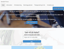 Tablet Screenshot of bokadintid.se